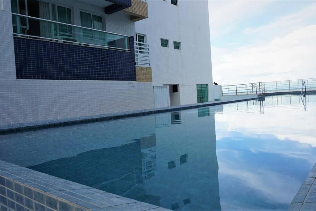 Joao Pessoa, A Dois Passos Do Paraiso, 2 Suites Com A/C, Vista Panoramica Para O Mar Do Bessa, Portaria 24H E 2 Vagas De Garagem Exterior photo