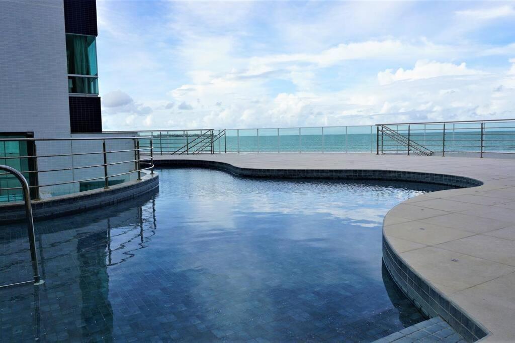 Joao Pessoa, A Dois Passos Do Paraiso, 2 Suites Com A/C, Vista Panoramica Para O Mar Do Bessa, Portaria 24H E 2 Vagas De Garagem Exterior photo